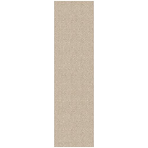 Washable Runner Rug, Non Slip Hallway Runner, 3x12 Ft, Sand/Beige | Washable Braided Runner Carpet, Non Slip Rubber Dot Backed, For Hallway, Kitchen, Entryway, Bedroom, Laundry Room, Foyer - color: Sand/Beige, size: 3' x 12' (Rectangular)