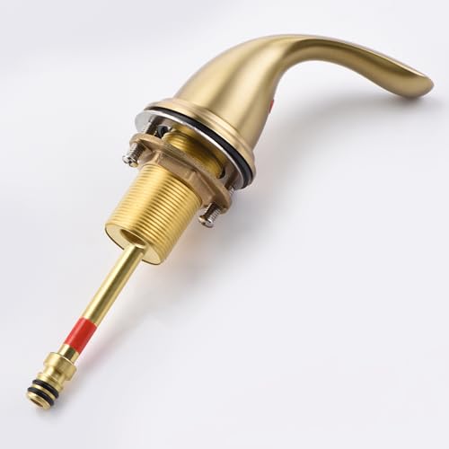 sumerain 8 Inch Widespread Bathroom Faucet 3 Hole 2 Handle Bath Faucet Brushed Gold - color: Brushed Gold