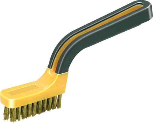 ALLWAY BB1 Soft-Grip Narrow Brass Stripper Brush - style: Narrow Brass Stripper Brush