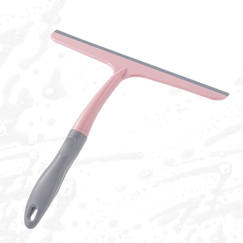 Window Wiper - Shower Squeegee, Window Screen Brush, Streak-Free Cleaning Blade, Multi-Use Silicone Scraper | Bathroom Wall, Glass Mirror, Car, Aquarium, Home WindowCleaning Accessory Tool Organizer