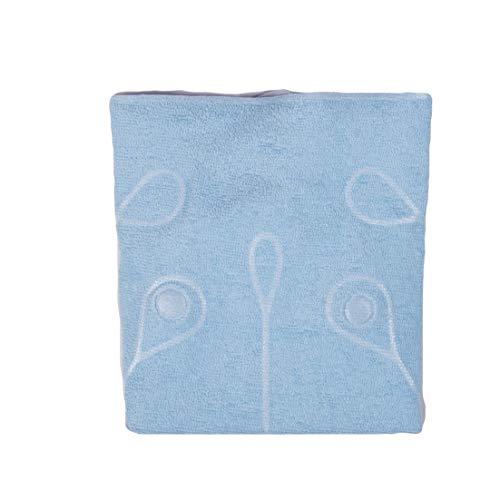 Inflatable Bath Pillow with Suction Cup Pack of 2 – Terry Cloth Covered for Extra Comfort