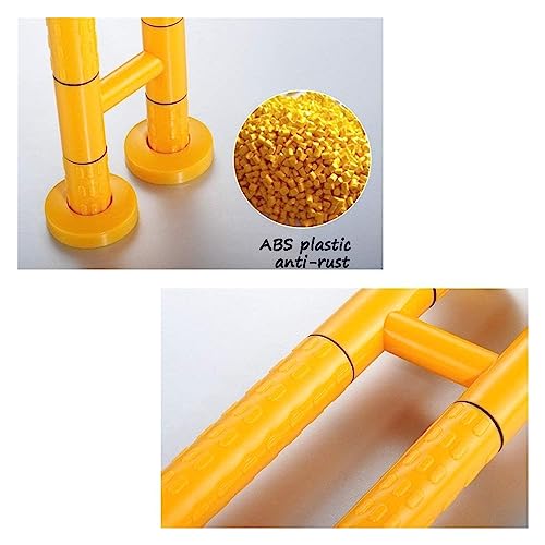 Grab Rails Bath Wall Attachment Handrails,Grab Bar Rails Bathroom Grab Bar, Toilet Armrest, Wall-Mounted Straight Hair Towel Rack, Sturdy Stainless Steel Shower Safety Ha