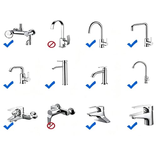 360° Rotate Swivel Water Saving Tap Aerator Diffuser Faucet Nozzle Filter Adapter, Fit M22 M24 Kitchen Sink & Utility Faucets