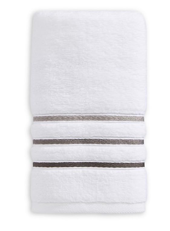 Bath Towels Set for Bathroom – Luxury 6-Piece Cotton Towels, Soft Absorbent & Quick Dry, 600 GSM Bath Towels for Bathroom, Hotel Spa Quality (White/Charcoal, 6- Bath Towel Set) - color: White/Charcoal