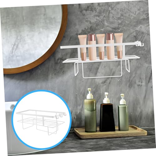 ULTECHNOVO Toilet Shelf Over The Toilet Shelf Bathroom Rack Iron Organizer Easy Install