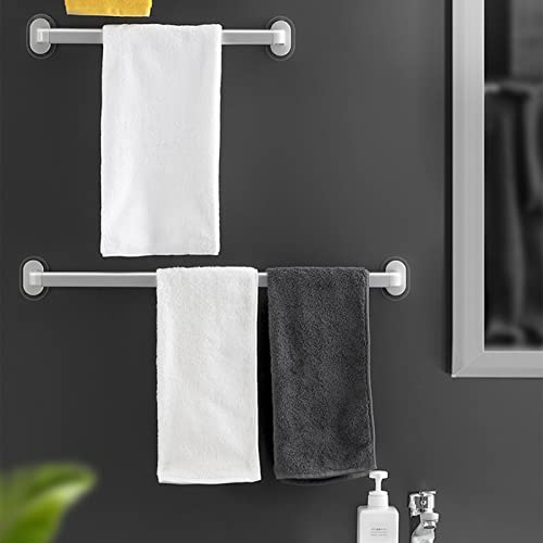 DCFV Bathroom Towel Bar, Hand Towel Holder Kitchen Towel Racks, Waterproof Bath Accessories, Multiple Uses Wall-Mounted Towel Rod Space Aluminum Shower Dishcloths Hanger