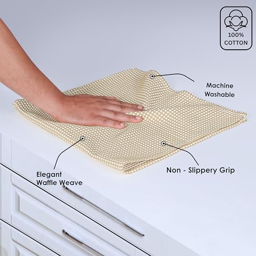 12 Pack Dual Tone Waffle Weave Dish Cloth, 12x12 Inch, 100% Cotton Dishcloth Set, Super Absorbent, Fast Dry, Teal Towels, Soft Hand Towel, Durable Dish Rags & Wash Cloth, Beige - color: Beige