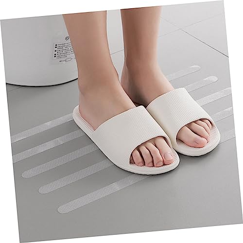 STOBOK 4 Sets of Non-Slip Bathroom Floor Strips Waterproof Anti-Slip Tape for Shower and Stairs 20 PCS Anti-Skid Stickers for Safety