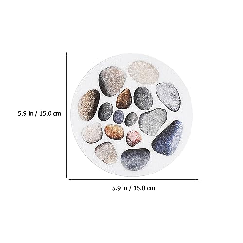 Healeved Non Slip Shower Stickers Bathtub Non Slip Stickers for Shower Bath Tub Stickers for Smooth Surfaces 12 Sheets with Scraper Bathroom Safety Grip Decals