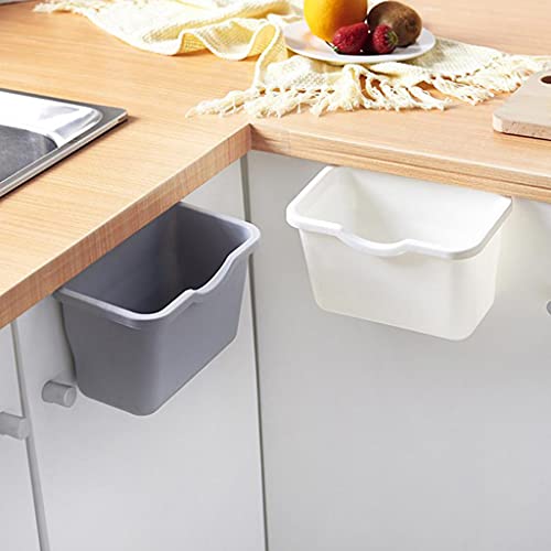 Kitchen Wall Mounted Hanging Waste Bin for Cabinet Doors Small Trash Can Garbage Basket for Car Rubbish Container Compost Basket for Kitchen