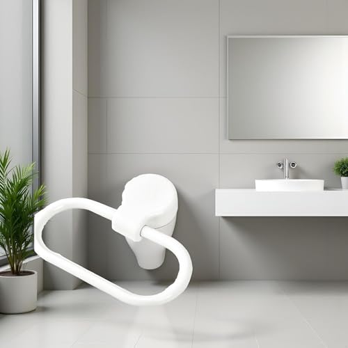 Hand Towel Ring, Adhesive Towel Holder, Towel Rings for Bathroom Wall, Towel Ring Hand Towel Holder for Wall Mounted Round Towel Hanger for Bathroom