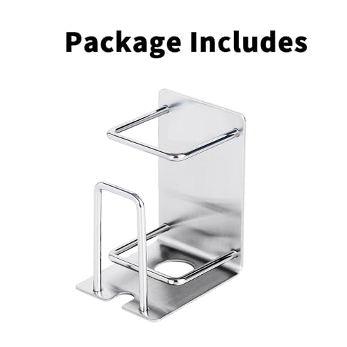 Toothbrush Holder Wall Mounted, Stainless Steel Bathroom Organizer for Electric Toothbrush, Toothpaste & Cup, No Drill Adhesive Shower Caddy (Silver,1 Pack) - color: Silver (1 Pack)