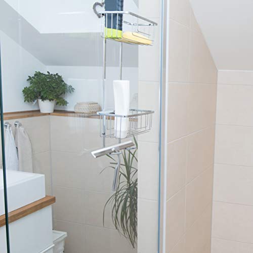 CON:P SA119 Stainless Steel Shower Wiper Includes Holder