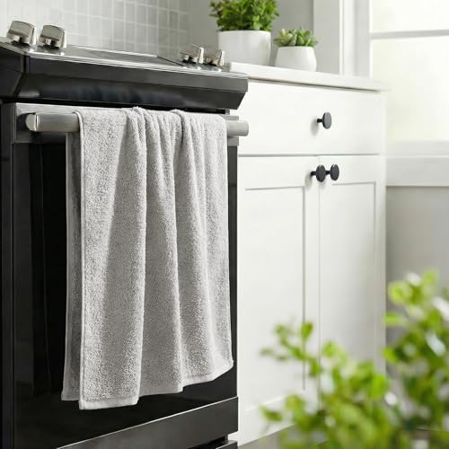 REDKISS 4-Pack Luxury Hand Towels, 16x32 Inch 450G 100% Cotton, Grey Quick-Dry Bathroom & Kitchen Towels, Super Soft and Highly Absorbent - color: Grey, size: hand towel set of 4