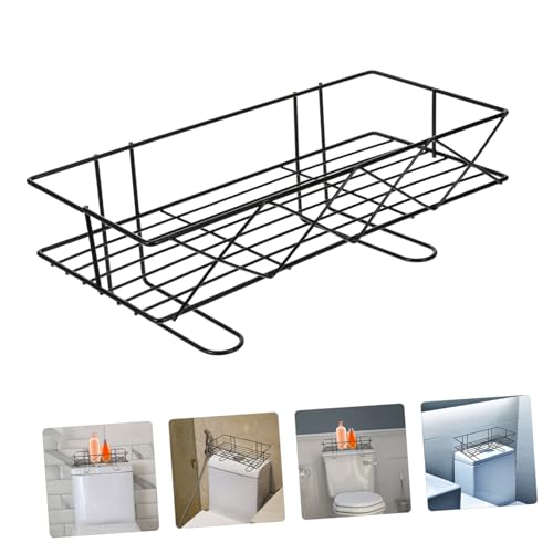 ULTECHNOVO Bathroom Worktop Storage Shelf Multi Use Over Toilet Organizer No Drilling Required Sleek Design for Bathroom Washroom Storage Elegant