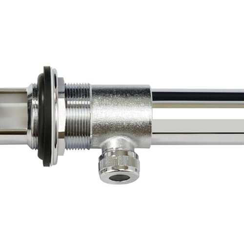 Purelux Bathroom Faucet Vanity Sink Metal Pop-Up Drain Stopper Assembly with Lift Rod and Overflow, Oil Rubbed Bronze Finish - color: Orb