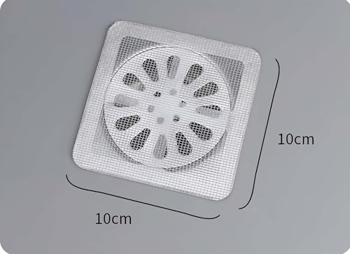 Set of 20 Hair Collectors, Shower Drainage Stickers, Drainage Covers, Drainage nets, Filters, Floor Drain Stickers (20 Pieces)