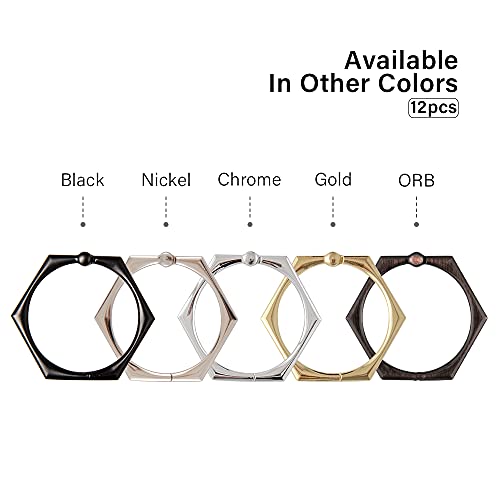 Shower Rings, Shower Curtain Rings for Bathroom, Rustproof Zinc Shower Curtain Hooks Rings, Set of 12 (Gold) - color: Gold