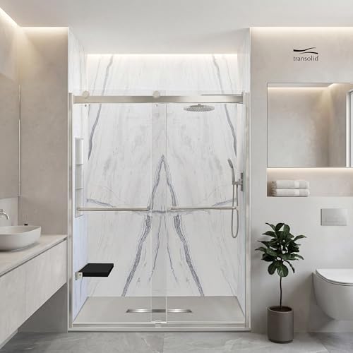 Transolid Preston Flip-Up Fold-Down Wall-Mount Padded Shower Seat, 20 in. W x 15.75 in. D, Black and Polished Chrome, PPS1420UP-09PC - color: Black/Polished Chrome, size: 14"x20"