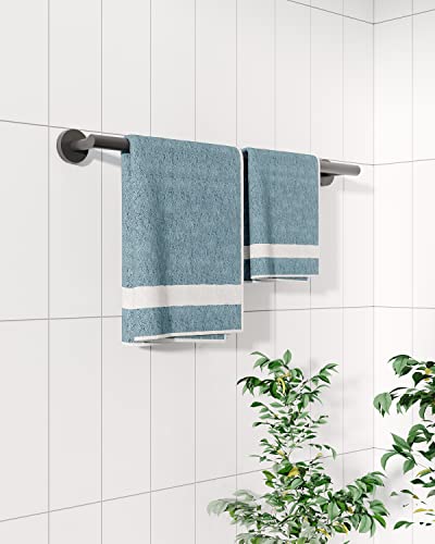 RARXTR 24 Inch Towel Bar Black Towel Rack for Bathroom Kitchen Towel Holder SUS304 Stainless Steel RUSTPROOF Wall Mount Total Length 26 inch (Matte Black) - color: Matte Black, size: 24 inch(Center to Center)