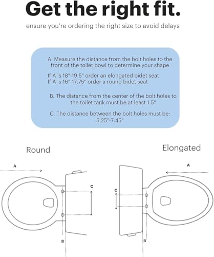 Brondell Bidet Toilet Seat Non-Electric Swash Seat, Fits Round Toilets, White – Dual Nozzle System, Ambient Water Temperature – Bidet with Easy Installation - size: Round, style: S101