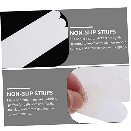 LABRIMP 36pcs Non-Slip Bath Safety Strips 2cm x 38cm Waterproof Adhesive Anti-Slip Treads for Bathtubs Showers and Stairs for Bathroom Use - size: 38X2cm