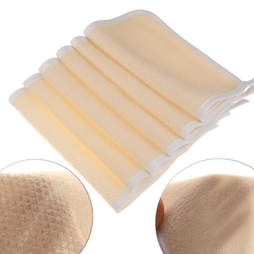 PHOGARY 6 Pack Exfoliating Wash Cloths for Body Scrub and Face Clean, Dual-Sided Wash Towels Bath Washcloths for Men Women Skin Massage Spa - Rough Exfoliating Side and Soft Terry Side