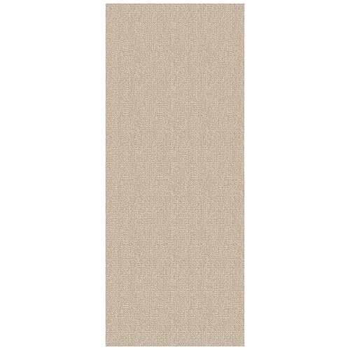 Washable Runner Rug, Non Slip Foyer Runner, 3x8 Ft, Sand/Beige | Washable Braided Runner Carpet, Non Slip Rubber Dot Backed, For Hallway, Kitchen, Entryway, Bedroom, Laundry Room, Foyer - color: Sand/Beige, size: 3' x 8' (Rectangular)