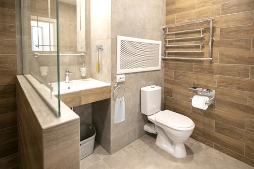 1pcs Brushed Nickel Toilet Paper Holder with Shelf | Screw or Self-Adhesive Toilet Paper Holder Wall Mount