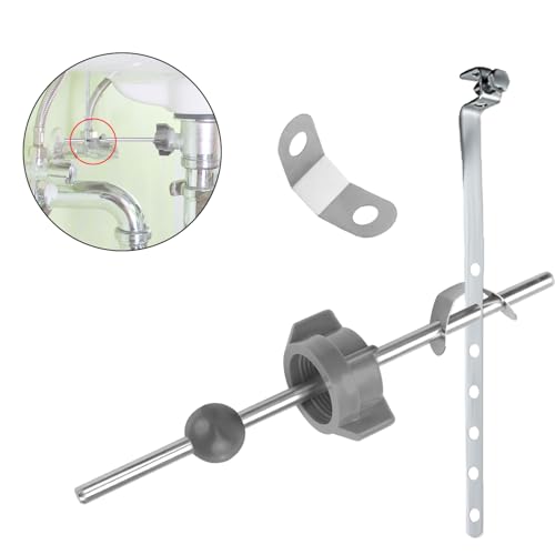 16pcs Pop-Up Clevis Clips Compatible with Danco 34807, Stainless Steel U-Shaped Spring Clip for Bathroom Sink and Tub Drain Linkage Assembly Repair