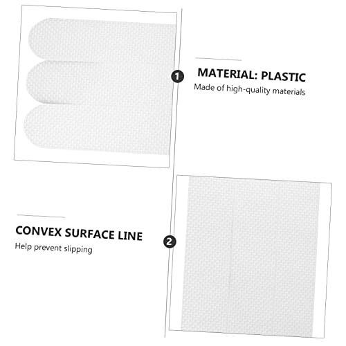 6pcs Non-Slip Tape Adhesive Bathtub Non Slip Bathtub Stickers Bathtub Mat Non- Bathtub Accessories Shower Non Large Bathtub Slip Stickers Bathtubs Grab Bath Stickers Non Slip White - size: 6 pcs