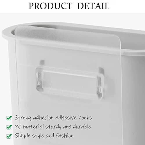 2 Packs Toothbrush Holders Wall Mounted, Self Adhesive Tooth Brush Holder for Bathroom Electric Toothbrush Toothpaste Razor Holder Bathroom Accessories(Clear) - color: Clear