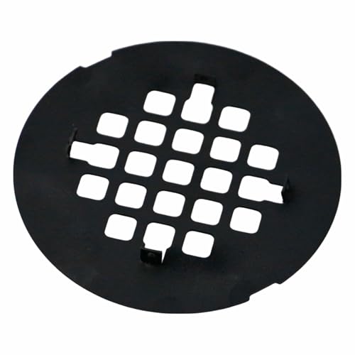 HIDROP Oil Rubbed Bronze Snap-in Shower Drain Cover, 4-1/4" OD Round Grid | Stainless Steel Shower Drain Replacement, 4.25 inch drain cover,Hair Catcher, Easy-to-Install, Bathroom Shower Drain Strainer - color: Bronze