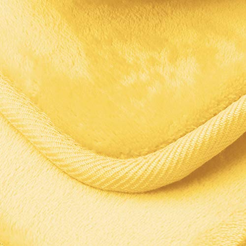 Clara Clark 3 Piece Bathroom Rugs Bath Mat Set, Velvet Memory Foam Bath Mats for Bathroom - Non-Slip, PVC Backing Bath Rugs, Washable - Dries Quickly, Yellow - color: Mellow Yellow