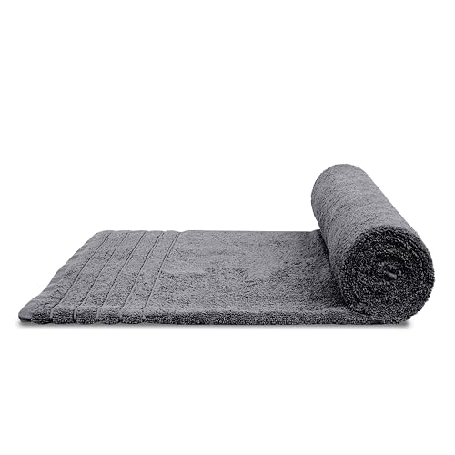 2 Piece Extra Large Bath Sheets 35 x 70 Inches, Dark Grey | 100% Cotton, Larger & Lighter Weight, Quicker to Dry, Super Soft & Absorbent, Oversized Bath Towels - color: Dark Grey