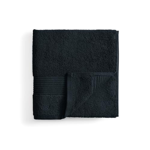 Ted Baker 2-Pack Hand Towel Set 100% Cotton Highly Absorbent 18 x 28 Black - color: Black, size: Hand Towel Set - 2 Piece
