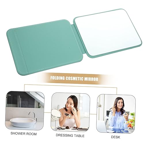 Folding Makeup Mirror Compact Desk Vanity Mirror for Bedroom Bathroom Ergonomic Design Easy to Maintain for Dressing Table Countertop