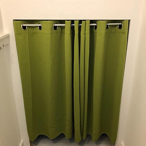 Tension Rods, 4 Pack Adjustable Spring Steel Cupboard Bars 10-16 Inches Tension Curtain Rod Shower Rod Closet Rod Small Tension Rods, (White, 10-16 in-4 Pcs) - color: White, size: 10-16"-4Pcs