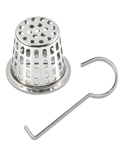 1 Pc Debris and Hair Strainer for Shower Drains Floor Drain, 2 Inch Stainless Steel Debris Basket Hair Trap Catcher with 2 Lifting Hook, Concave Style - size: Concave Style