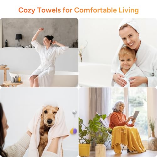 DR.PREPARE Towel Warmer for Bathroom, 23L Towel Warmer Bucket with LED Display, Auto Shut Off, 3 Timer Settings, Child Safety Lock, 4 Hooks, Large Luxury Warmer for 3 Towels, Bathrobes, Blankets, PJ's