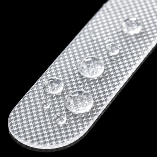 12/24 Pcs Anti-Slip Shower Strips, PEVA Bathtub Treads, Clear, 24 Pieces | 12/24 Pcs Anti-Slip Shower Strips. With Scraper, Stairs. For practical routines at home, work, school, travel, storage. - color: Transparent-s-shaped 12