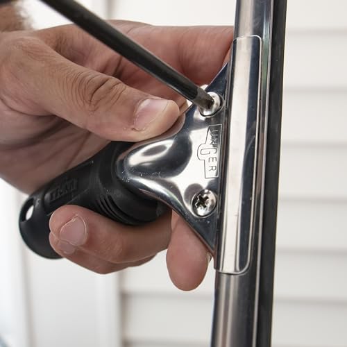 Unger Connect and Clean 16” Performance Window and Glass Cleaning Squeegee with Replacement Rubber, Cleaning Supplies, Heavy Duty Household Cleaner Tools with Streak-Free Results - size: 16 Inch (Pack of 1), style: 16” Performance Grip Squeegee