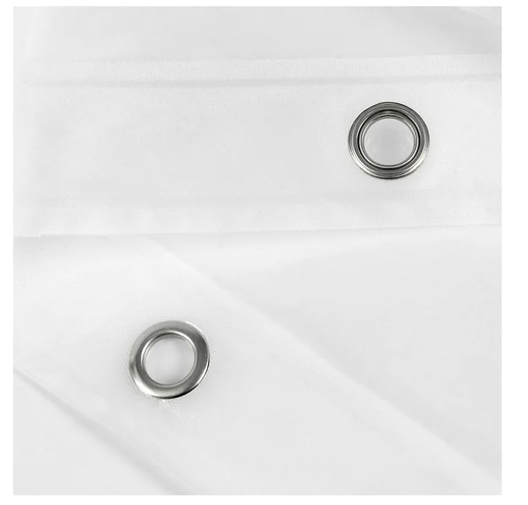 PEVA Shower Stall Curtain Liner, 72" W x 72" H, Clear, Heavy-Duty, Waterproof, for Bathroom 72x72 72INCH