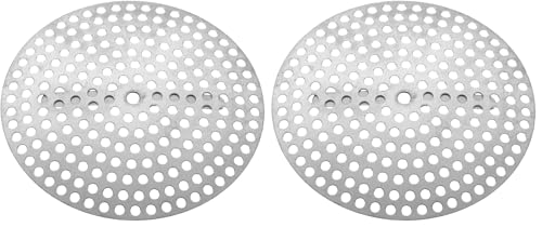 Danco 88923 Clip Style Shower Drain Cover, for Use with 3-3/8 in Shower Drains, Aluminum Steel, Chrome Plated (Pack of 2) - size: 1 Count (Pack of 2)