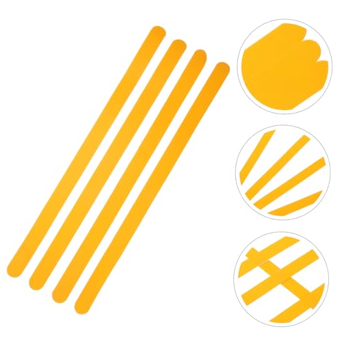Operitacx 12 pcs Bathroom Non-Slip Stickers Sturdy Anti-Skid Strips for Shower and Stairs Indoor Floor Safety Decals Strong Adhesive Waterproof Non-Slip Tape