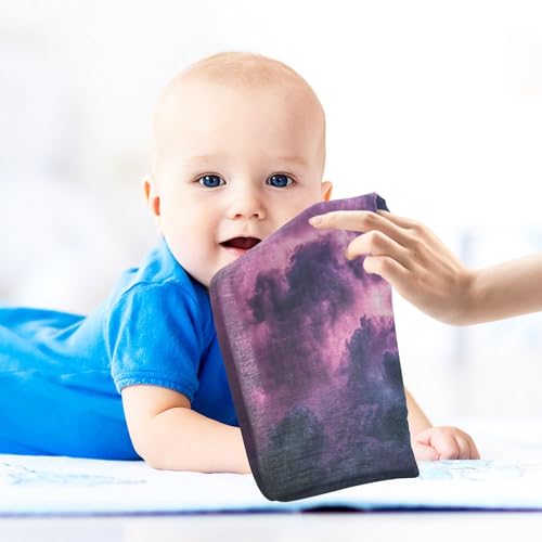 YETTASBIN Galaxy Muslin Baby Hand Washcloths, Soft Cotton Bath Face Towel, 4 Layers Extra Absorbent Feeding Burp Cloth for Newborn Infant, 5 Pack - size: 12 Inch x 5 Pack