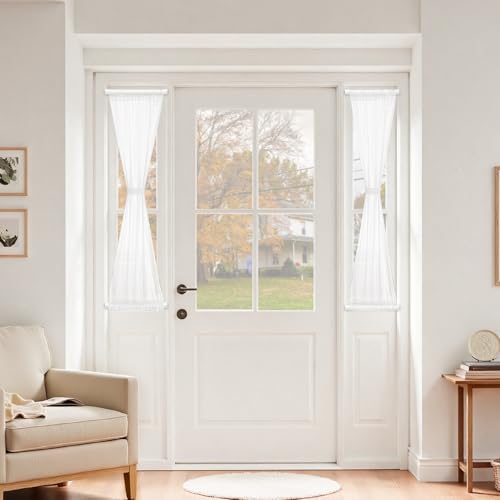 6 Pack Spring Tension Curtain Rod 8 to 12.5 Inch, DIY Mini Tension Rods No Drill for Slim Window Cupboard Closet Sidelights, White - color: White, size: 8" to 12.5"-6Pcs
