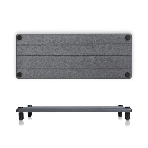 Drying Stone Tray, 11" x 4.3" Instant Dry Sink for Bathroom & Kitchen Counter, Water Absorbing Stone Tray for Sink, Diatomite Absorbent Coasters, Dish Soap Dispenser Sponge Holder