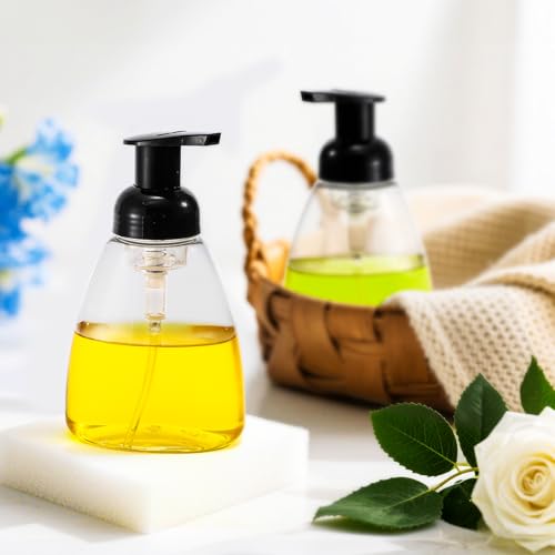 Bekith 12 Pack Foaming Hand Soap Dispenser, 10 Oz Liquid Soap Dispenser Empty Refillable Containers Plastic Pump Bottles for Kitchen, Bathroom, Commercial