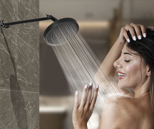 SparkPod 11" Extension Arm, Adjustable Height & Angle, Black Matte | Adjustable Height & Angle, Sturdy Lock, Universal Connection, Transform your showers into rain shower experience - color: 3 - Midnight Black Matte, style: 11 Inch Adjustable